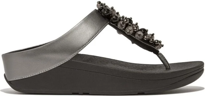 FitFlop Women's Fino Bauble-Bead Toe-Post Sandals - Image 2