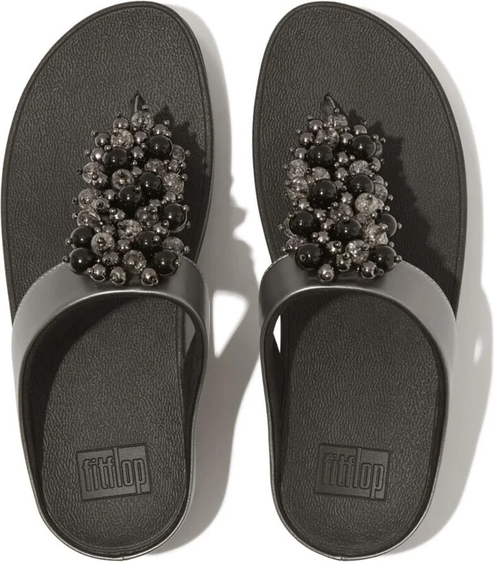 FitFlop Women's Fino Bauble-Bead Toe-Post Sandals - Image 3