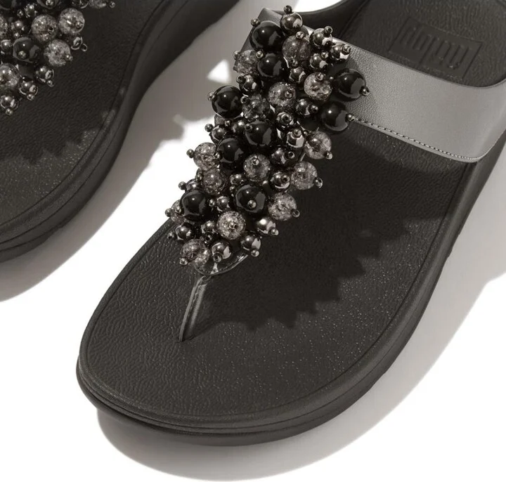 FitFlop Women's Fino Bauble-Bead Toe-Post Sandals - Image 5