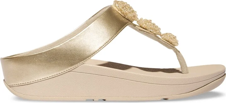 FitFlop Women's Fino Beadie Wedge Sandals - Image 2