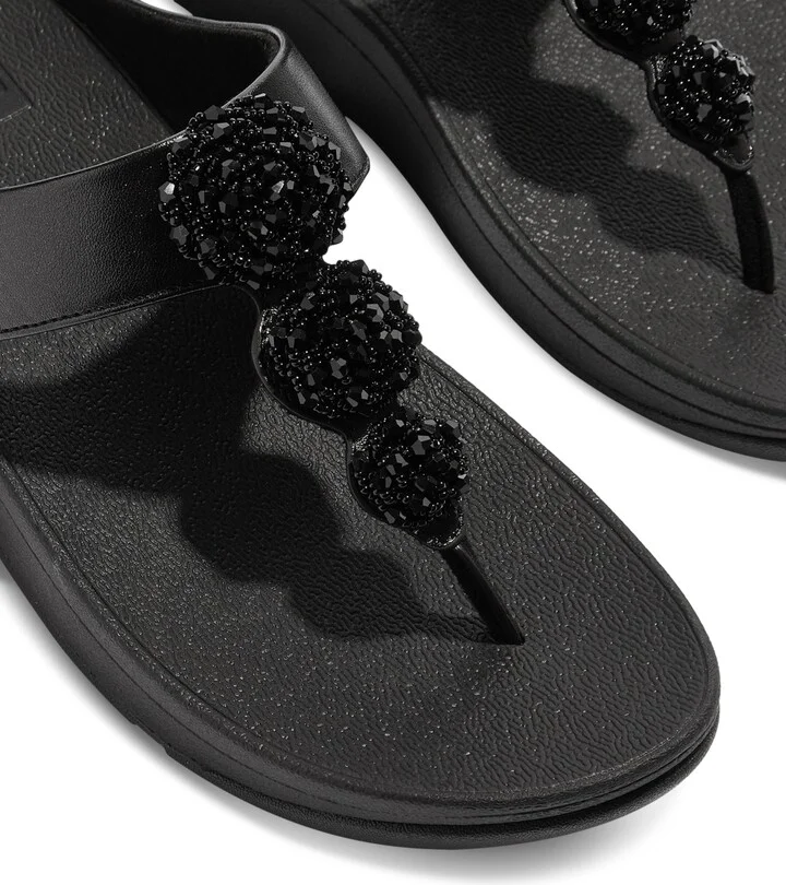 FitFlop Women's Fino Beadie Wedge Sandals - Image 8