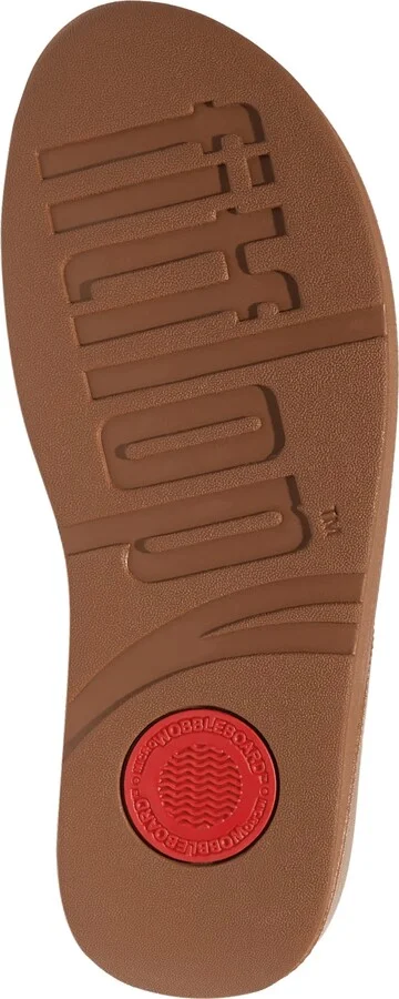 FitFlop Women's Fino Crystal Chain Leather Toe-Post Sandals - Image 4