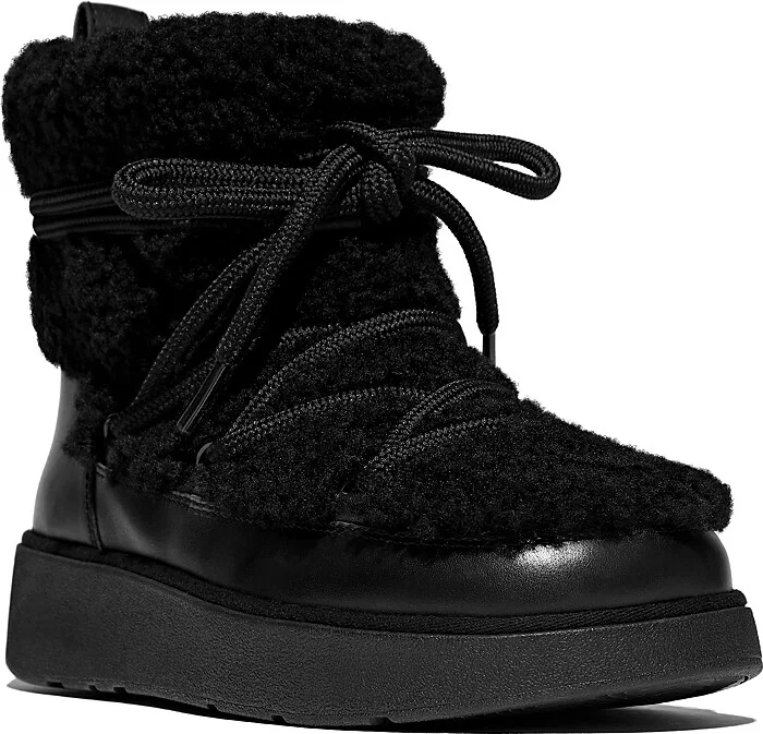 FitFlop Women's Gen-ff x Roksanda Curly Shearling Ankle Boots