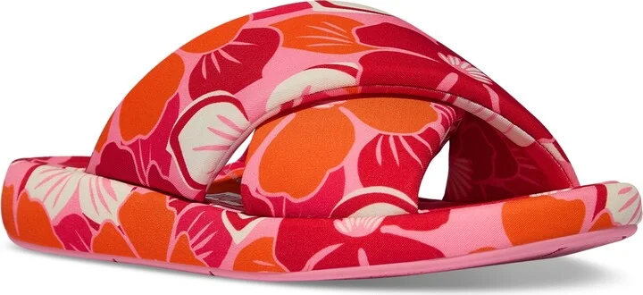 FitFlop Women's iQushion D-Luxe Padded Cross Slides