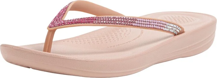 FitFlop Women's iQushion Ombre Sparkle Flip-Flips with Micro Crystals