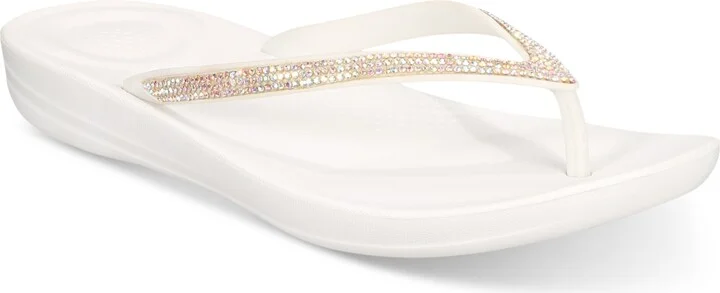 FitFlop Women's Iqushion Sparkle Flip-Flop Sandal