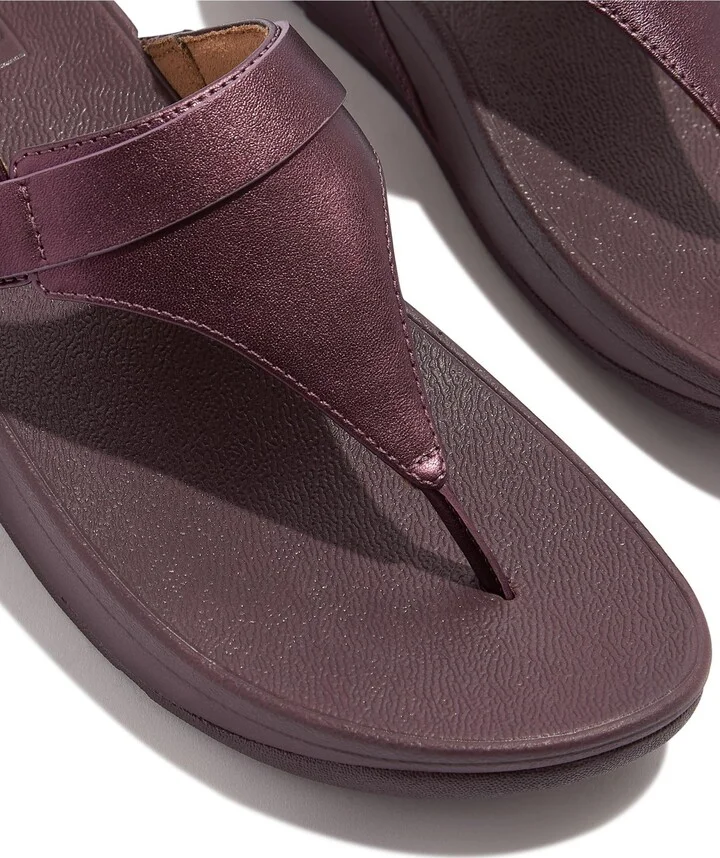 FitFlop Women's Lulu Adjustable Buckle Metallic Toe-Post Sandals - Image 5