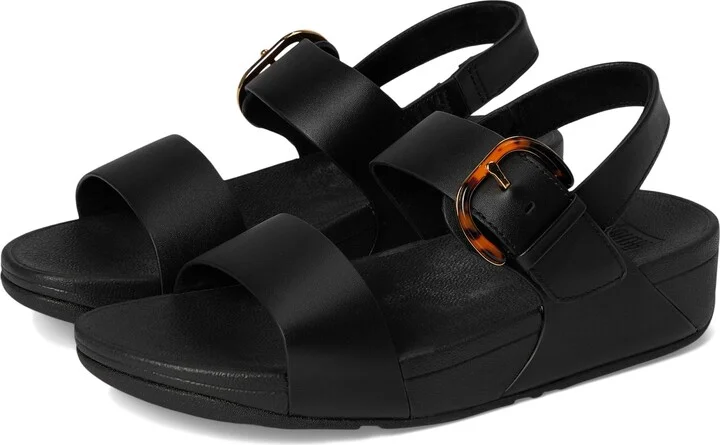 FitFlop Women's LULU Adjustable Leather Back-Strap Sandals Wedge
