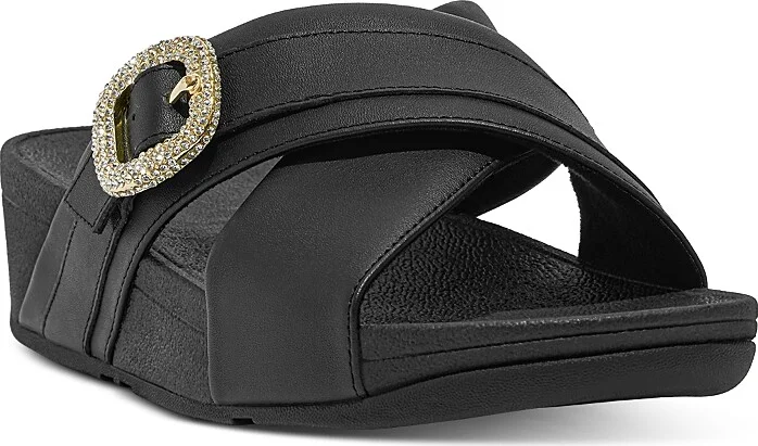 FitFlop Women's Lulu Crystal Buckle Sandals