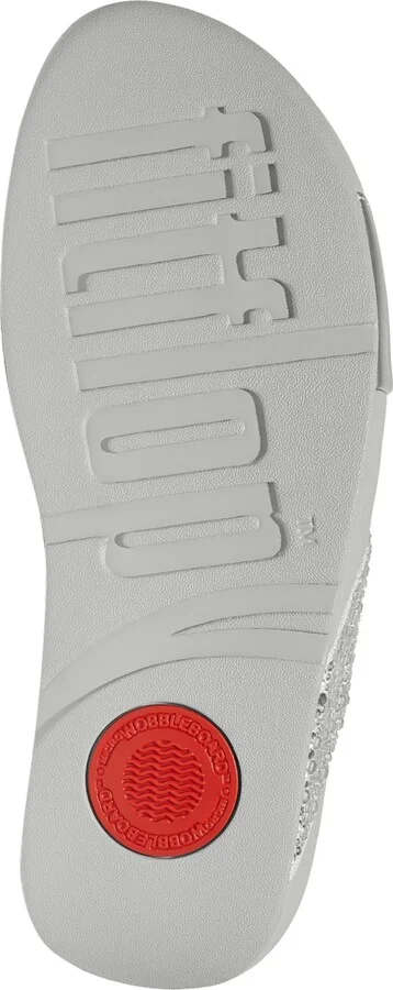 FitFlop Women's Lulu Embellished Metallic Crisscross Slide Sandals - Image 4