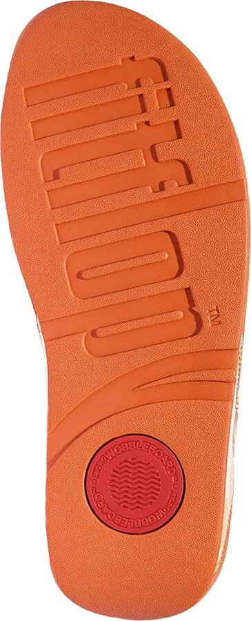 FitFlop Women's Lulu Flowerz Leather Toe-Post Wedge Sandals - Image 5