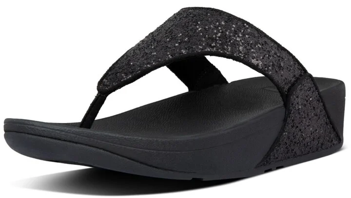 FitFlop Women's Lulu Glitter Toe-Thongs Sandal