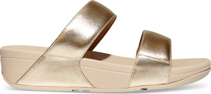 FitFlop Women's Lulu Leather Slide Sandals - Image 2
