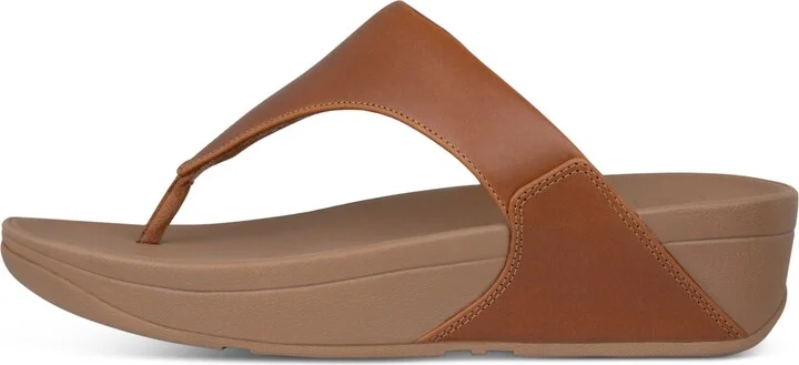 FitFlop Women's Lulu Leather Toe-Thongs Sandals - Image 6