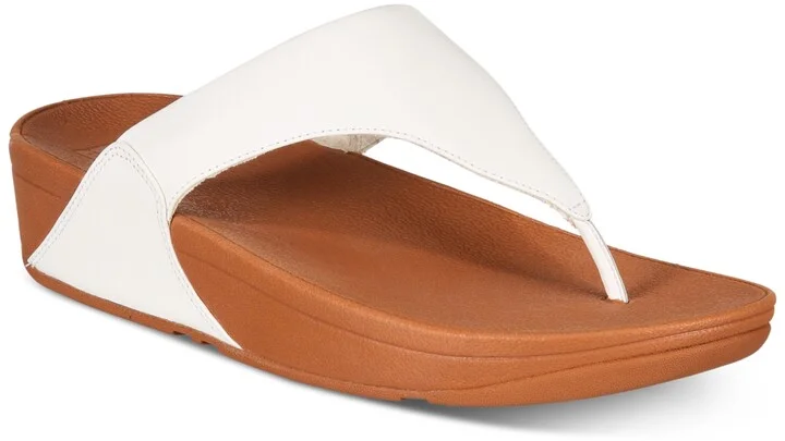 FitFlop Women's Lulu Leather Toe-Thongs Sandals