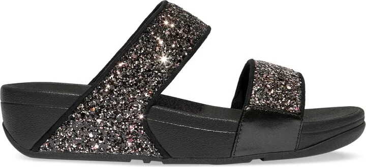 FitFlop Women's Lulu Multi-Tonal Glitter Wedge Sandals - Image 2