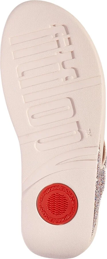 FitFlop Women's Lulu Multi-Tonal Glitter Wedge Sandals - Image 9
