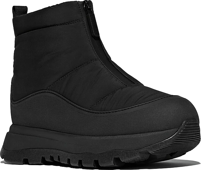 FitFlop Women's Neo D Hyker Waterproof Zip Front Padded Outdoor Boots