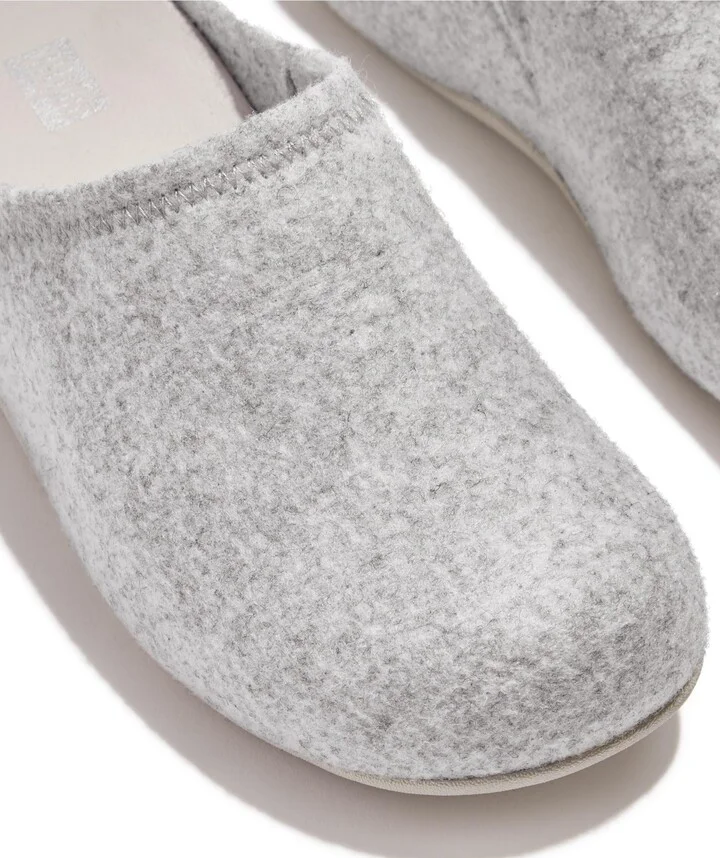 FitFlop Women's Shuv Cushy Felt Clog Slip-On Slippers - Image 5