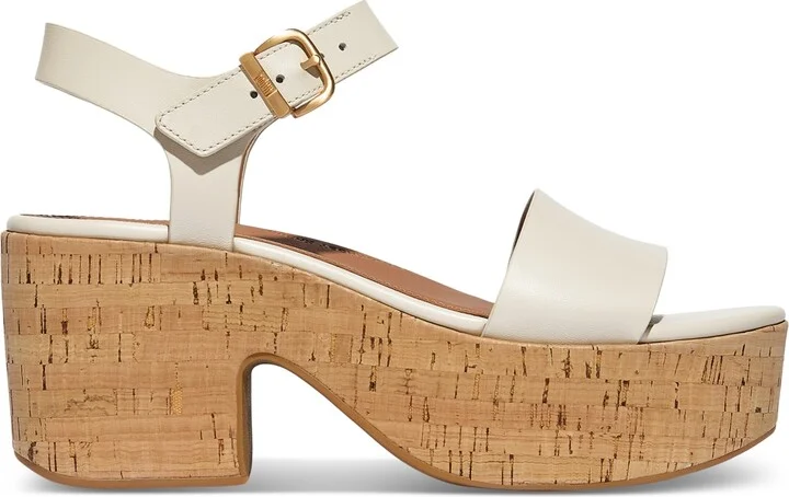 FitFlop Women's Strappy Leather Cork Platform Sandals - Image 2