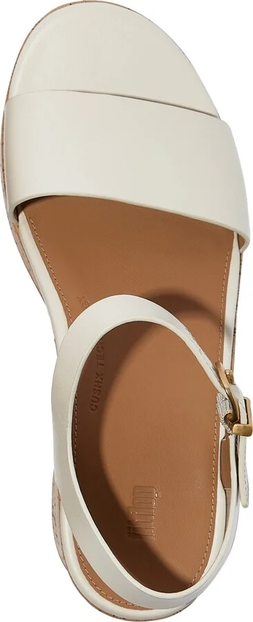 FitFlop Women's Strappy Leather Cork Platform Sandals - Image 3