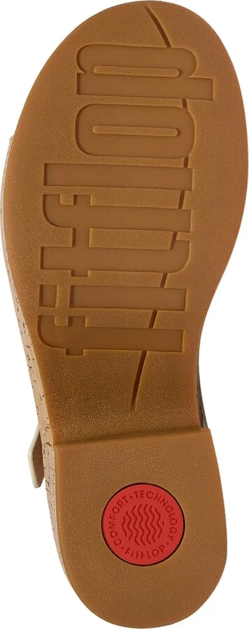 FitFlop Women's Strappy Leather Cork Platform Sandals - Image 4