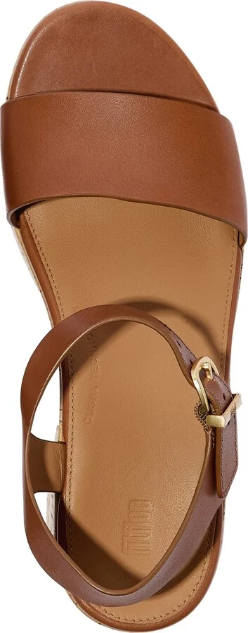 FitFlop Women's Strappy Leather Cork Platform Sandals - Image 7