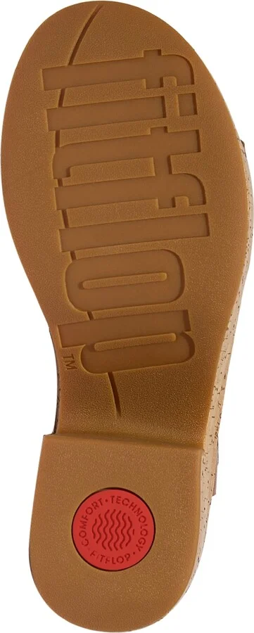 FitFlop Women's Strappy Leather Cork Platform Sandals - Image 8