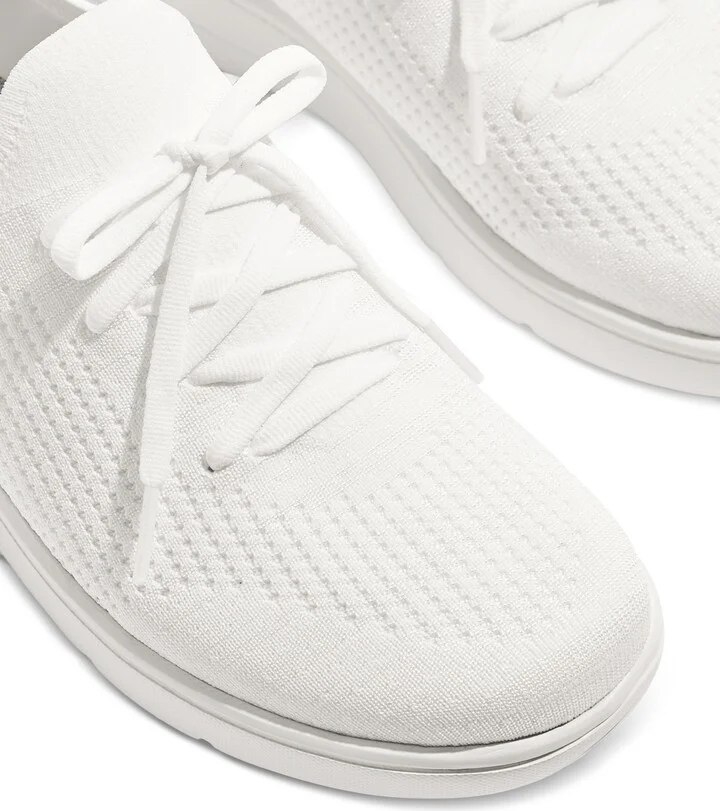 FitFlop Women's Super-q Knit Slip-On Lace-Up Sneakers - Image 8