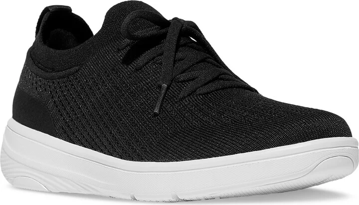 FitFlop Women's Super-q Knit Slip-On Lace-Up Sneakers