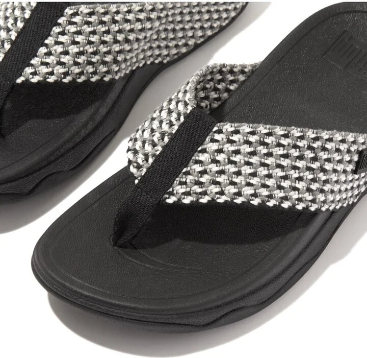 FitFlop Women's Surfa Multi-Tone Webbing Toe-Post Sandals - Image 5