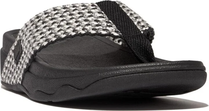 FitFlop Women's Surfa Multi-Tone Webbing Toe-Post Sandals