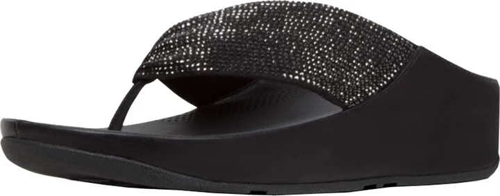 FitFlop Women's Twiss Crystal Toe-Post Sandal