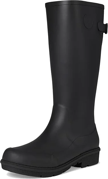 FitFlop Wonderwelly Tall Women's Boots All Black : 7 M (B), Rubber - Image 5