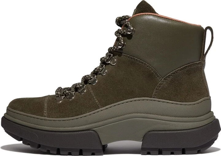 FitFlop WYLDER Suede Hiker-Lace Boots Leather/Suede/Rubber