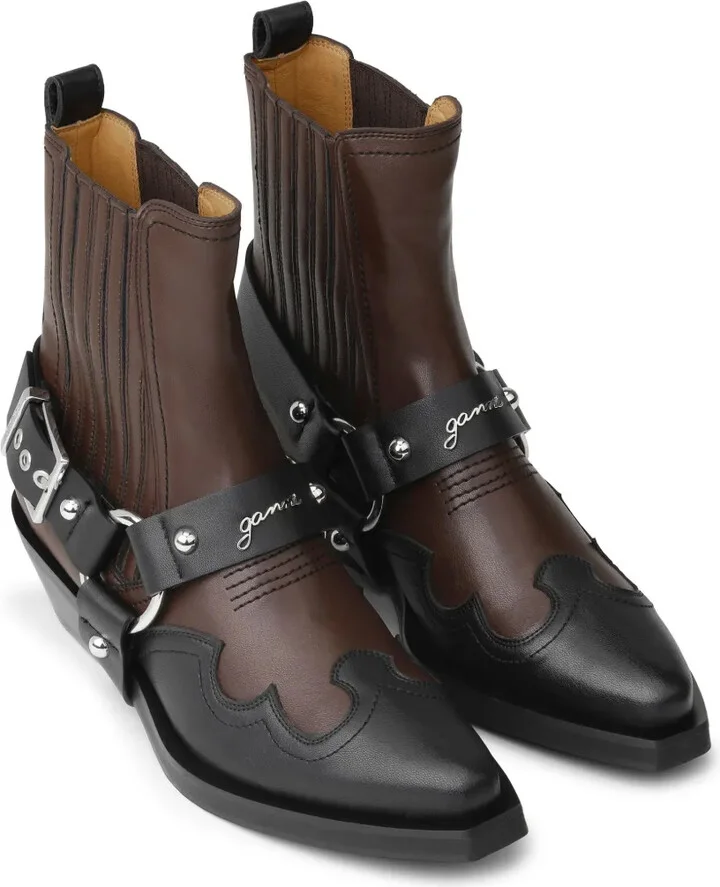 fitted Chelsea Western boots - Image 2
