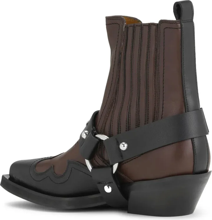 fitted Chelsea Western boots - Image 3
