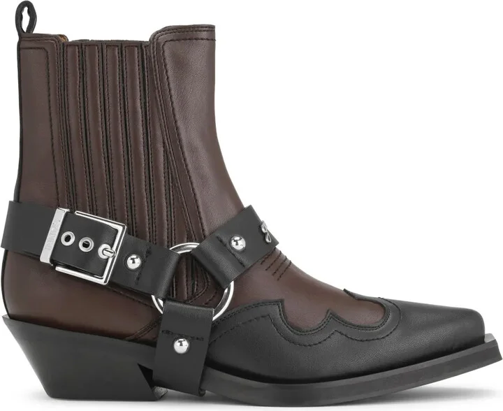 fitted Chelsea Western boots