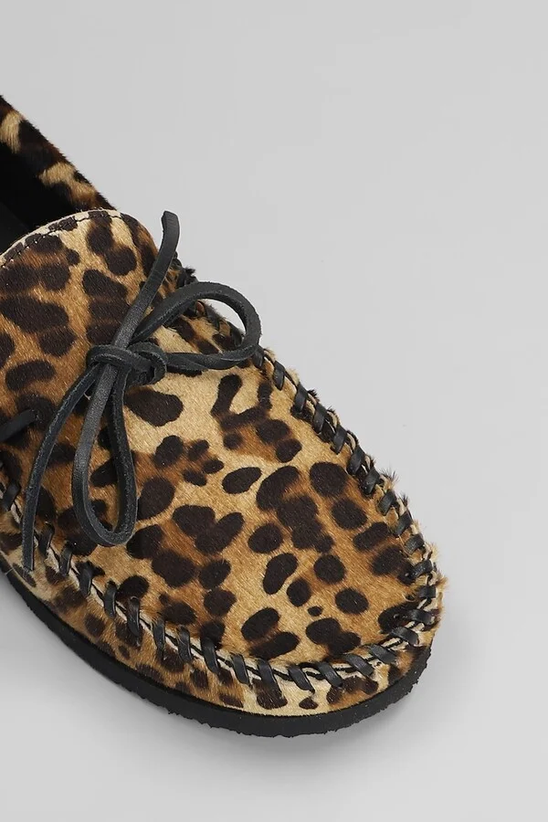 Fitza Loafers In Animalier Pony Skin - Image 5