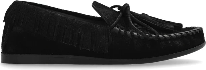 Fitza Suede Loafers, , - Black
