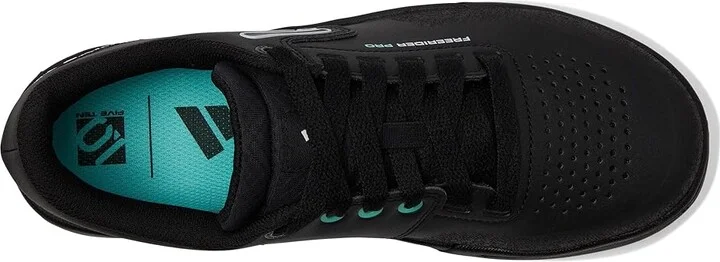 Five Ten Freerider Pro Women's Shoes Core Black/Crystal White/Acid Mint : 10.5 B - Medium, Textile/Synthetic - Image 2