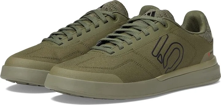 Five Ten Sleuth DLX Canvas Men's Shoes Focus Olive/Core Black/Orbit Green : 10 D - Medium, Leather