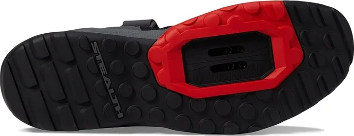 Five Ten Trailcross Clip-In Men's Shoes Core Black/Grey Three/Red : 7.5 D - Medium, Textile/Synthetic - Image 3