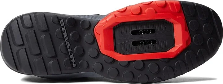 Five Ten Trailcross Clip-In Women's Shoes Black/Grey/Red : 6 B - Medium, Textile/Synthetic - Image 3
