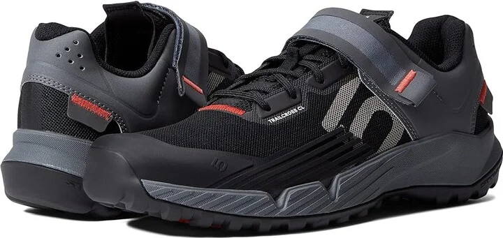 Five Ten Trailcross Clip-In Women's Shoes Black/Grey/Red : 6 B - Medium, Textile/Synthetic