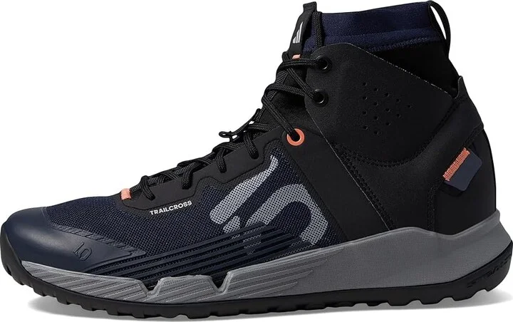 Five Ten Trailcross Mid Pro Men's Shoes Legend Ink/Grey Three/Coral Fusion : 10 D - Medium, Rubber/Synthetic - Image 6