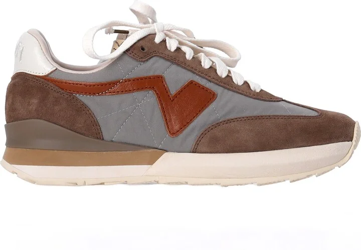 FKT Runner Sneakers in Brown Suede