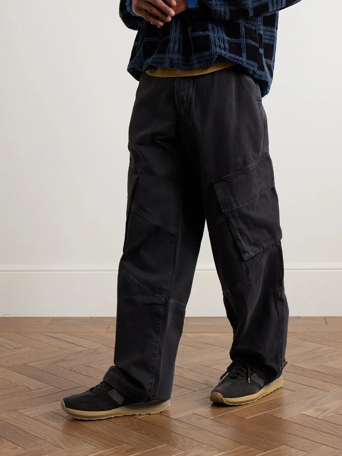 FKT Runner Suede-Trimmed Canvas Sneakers - Image 2