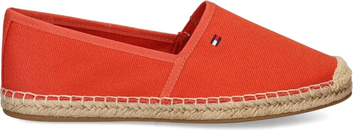 Flag-embroidered canvas espadrilles