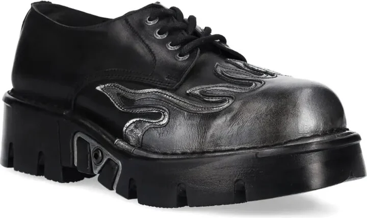 Flame-Detail Platform Shoes - Image 2